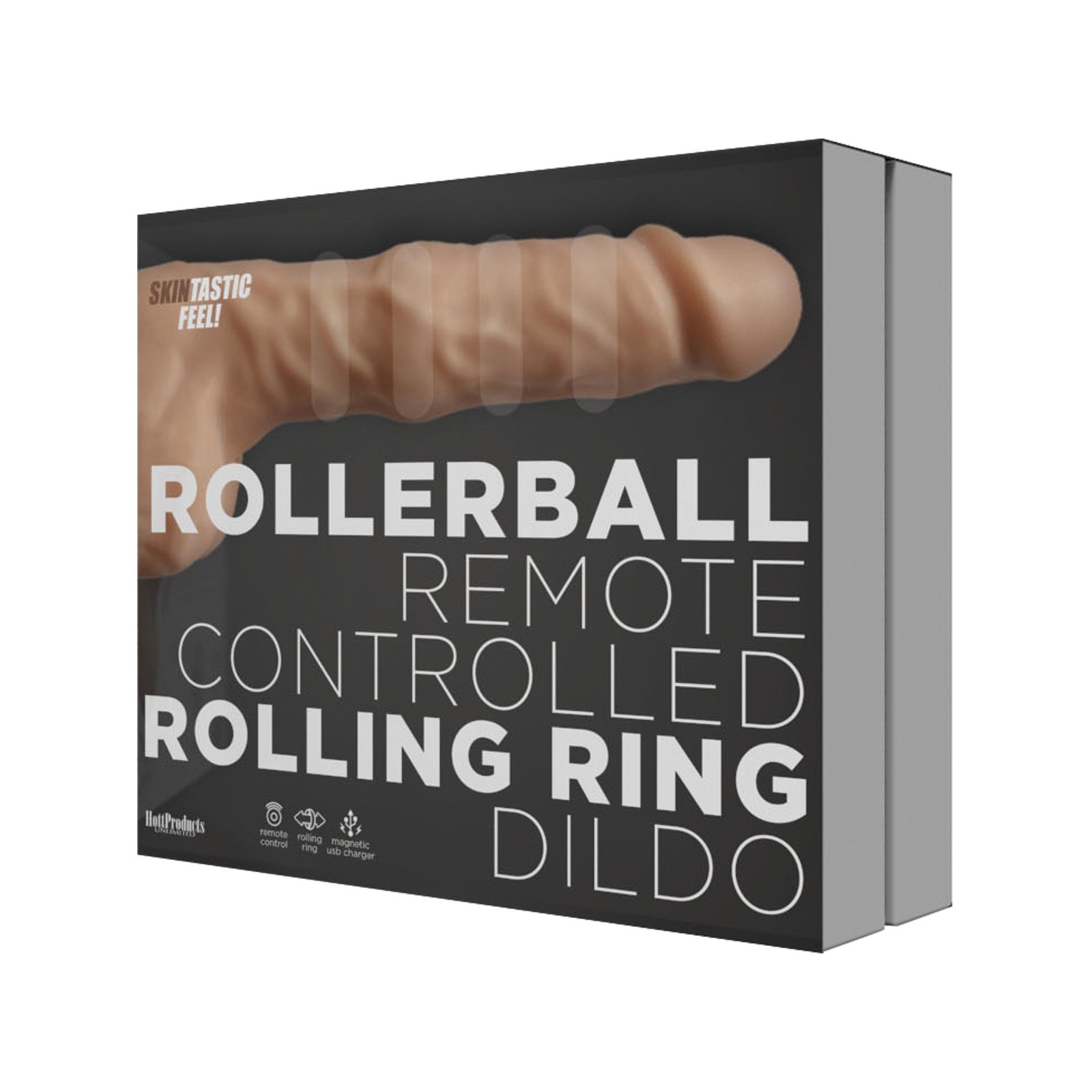 Dildo Rollerball con Ventosa