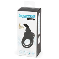 Anillo para Pene Happy Rabbit - Negro - Mejora Tu Placer Juntos