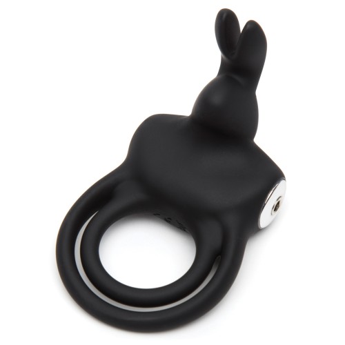 Anillo para Pene Happy Rabbit - Negro - Mejora Tu Placer Juntos