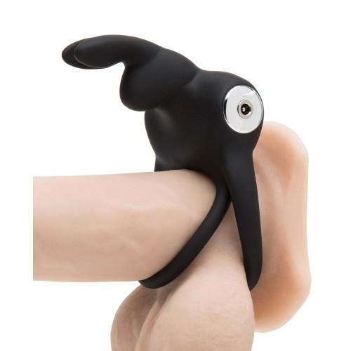 Anillo para Pene Happy Rabbit - Negro - Mejora Tu Placer Juntos