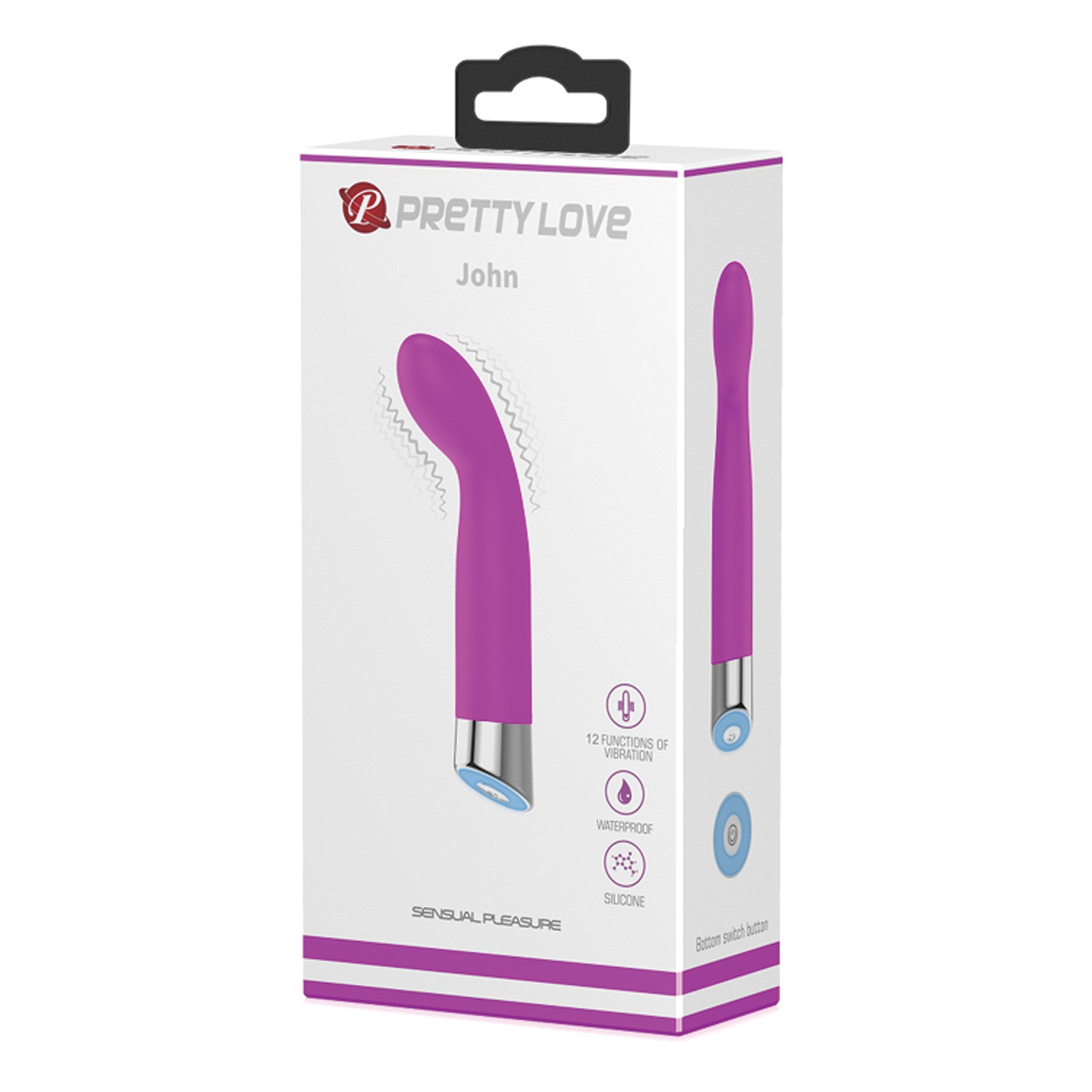 Mini Vibrador G-Spot Pretty Love John - Fucsia para Placer Definitivo