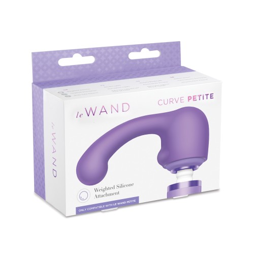 Le Wand Curve Petite Weighted Silicone Attachment for Targeted Stimulation