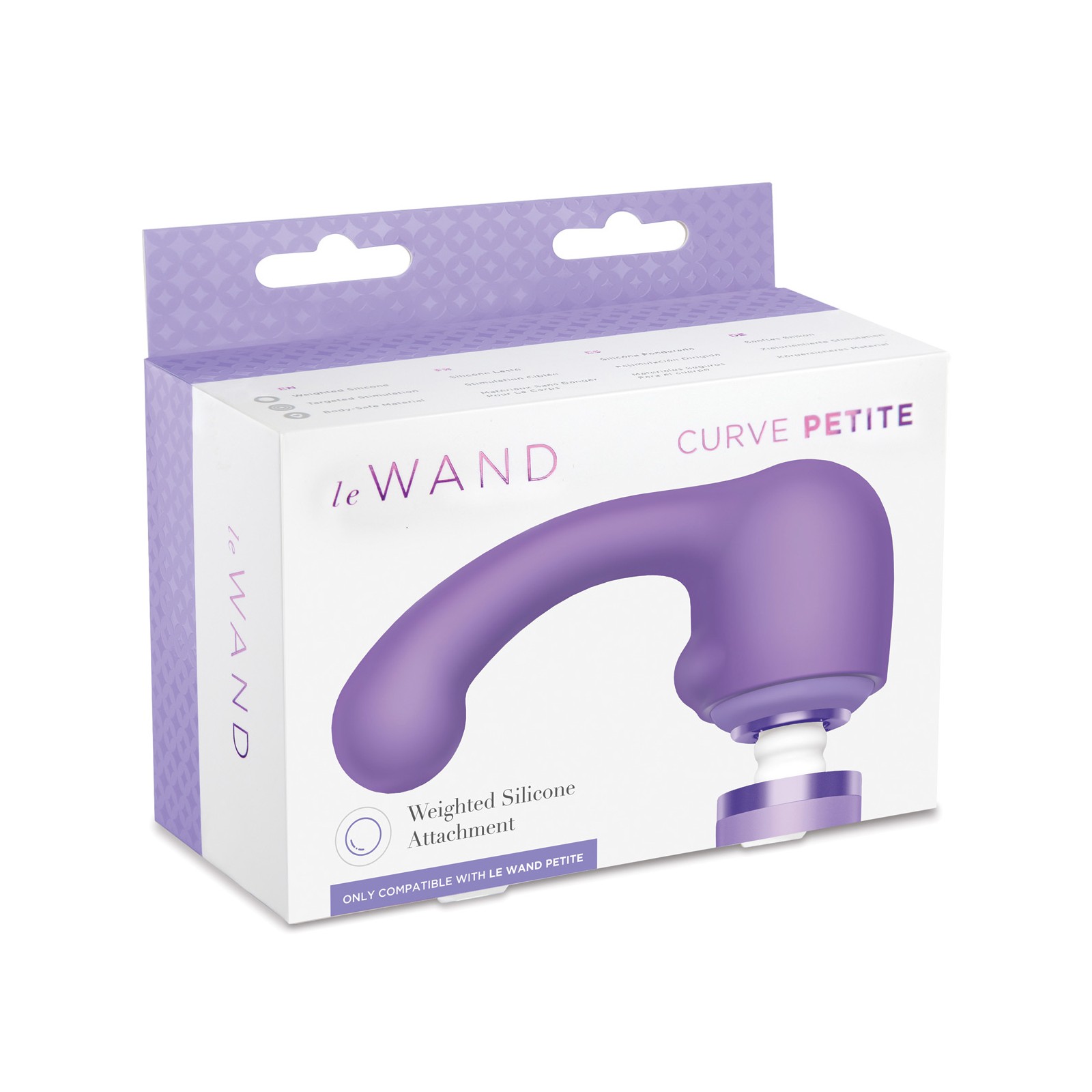 Le Wand Curve Petite Weighted Silicone Attachment for Targeted Stimulation