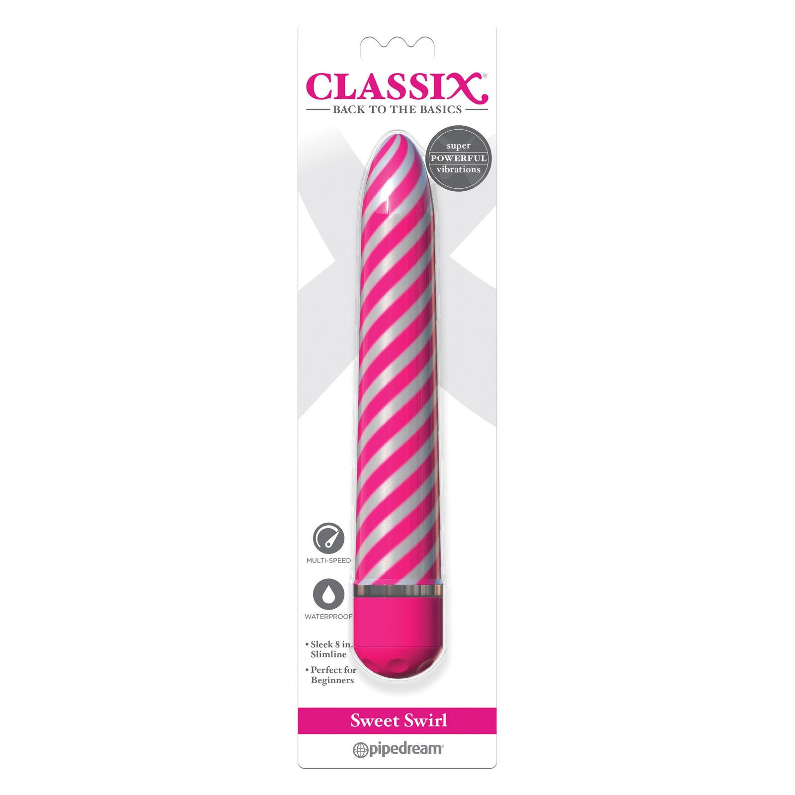 Vibrador Classix Sweet Swirl Rosa