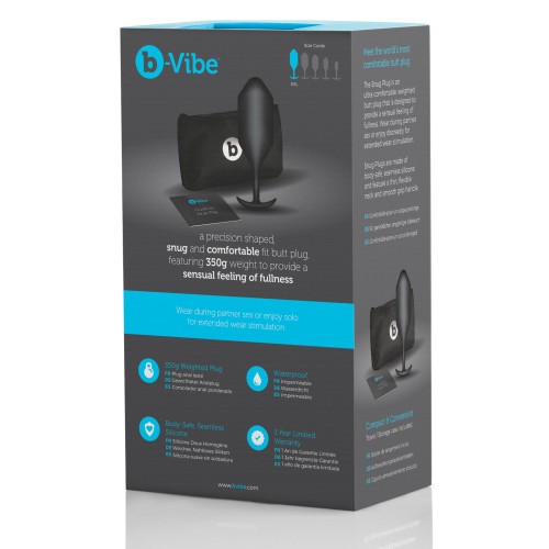 b-Vibe Weighted Snug Plug 5 Black