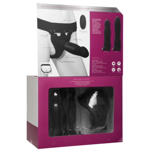 Set Strap-On Vibrante Body Extensions para el Máximo Placer