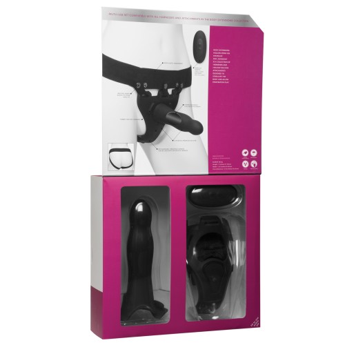 Body Extensions Vibrating Strap-On Set - Black