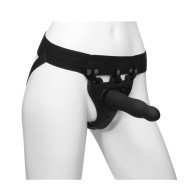 Body Extensions Vibrating Strap-On Set - Black