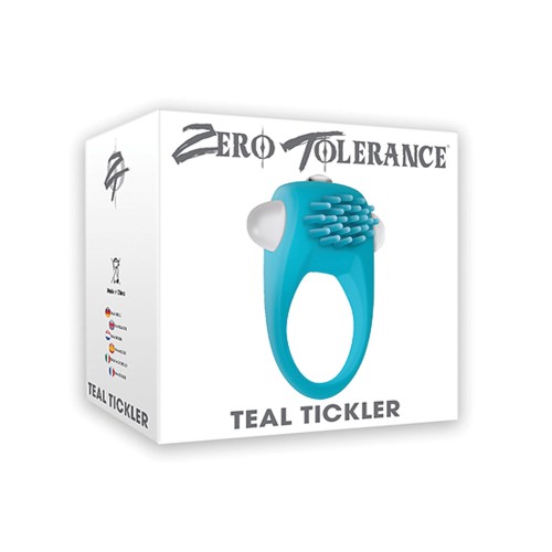 Zero Tolerance Teal Tickler Cock Ring