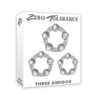 Zero Tolerance Tres Amigos - Anillos para el Pene Versátiles