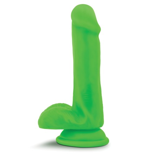 Dildo Neo Dual Density de 6 Pulgadas Verde Neón para Satisfacción Máxima