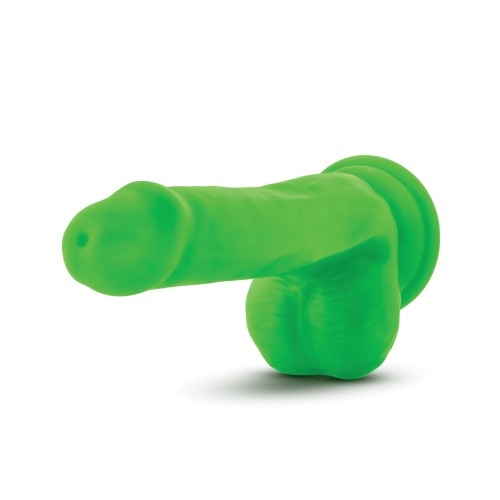 Dildo Neo Dual Density de 6 Pulgadas Verde Neón para Satisfacción Máxima