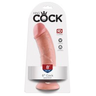 Dong Realista de 8 Pulgadas King Cock para Placer Último