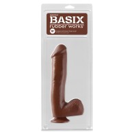 Basix Rubber Works 10 Inch Dong Brown