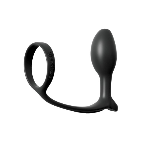 Anal Fantasy Plug para Principiantes Ass-Gasm Cockring Negro