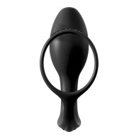 Anal Fantasy Plug para Principiantes Ass-Gasm Cockring Negro