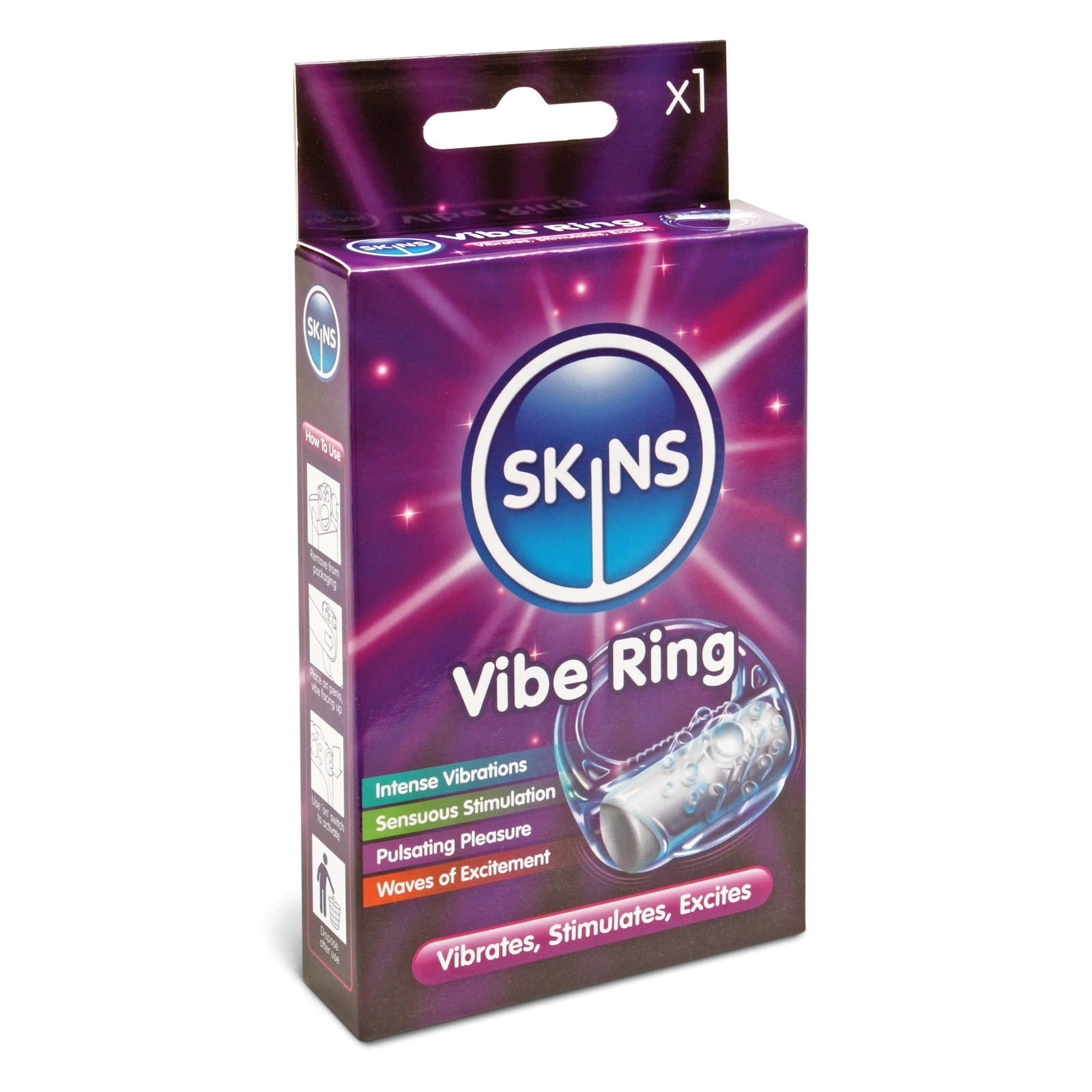 Skins Performance Vibrating Ring Retail Pack