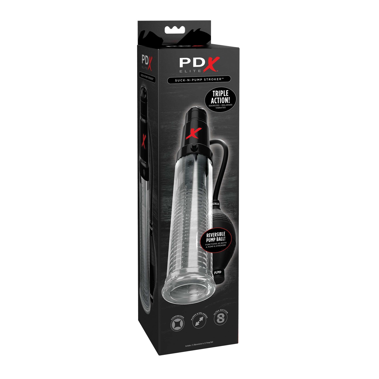 PDX Elite Suck N Pump Stroker