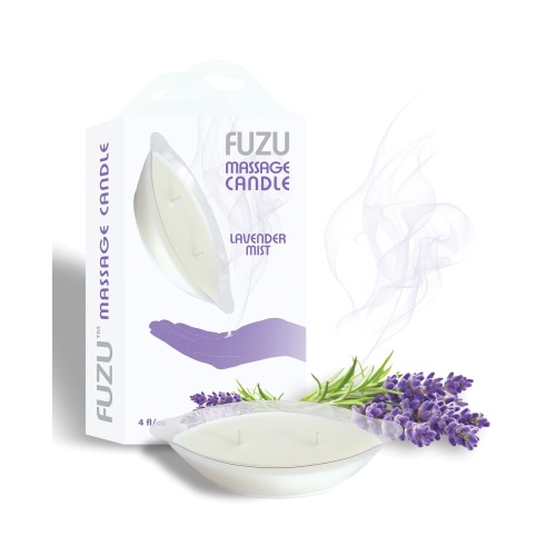 Fuzu Lavender Mist Massage Candle - Romantic Indulgence