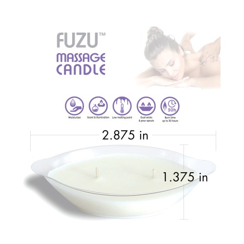 Fuzu Lavender Mist Massage Candle - Romantic Indulgence