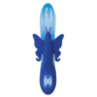 Evolved Firefly Dual Stim in Blue for Vibrant Pleasure