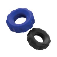 Hunky Junk Cog Ring Double Pack Cobalt & Tar