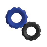 Hunky Junk Cog Ring Double Pack Cobalt & Tar