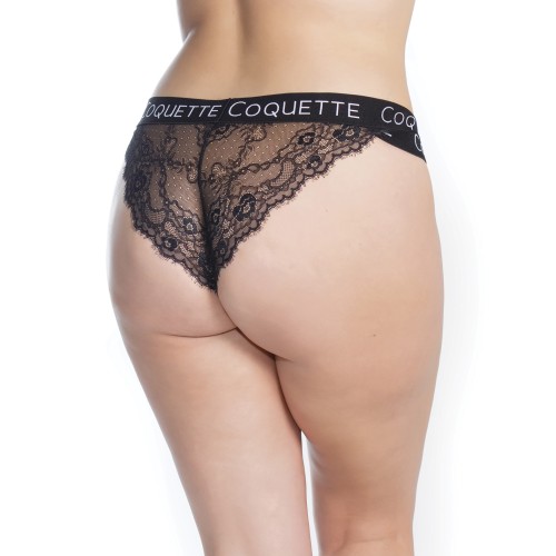 Fine Lace Back Panty with Double Waistband