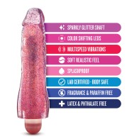 Blush Glow Molly Glitter Vibrator Pink