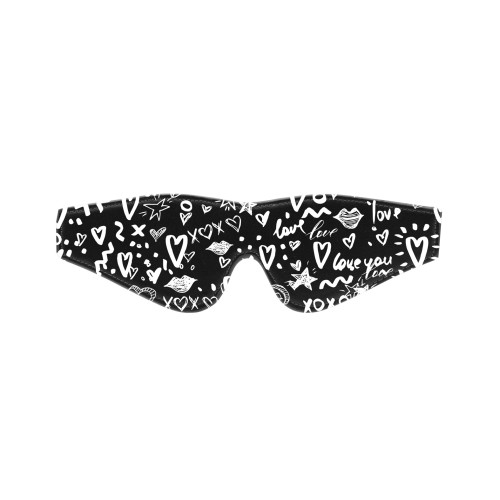 Shots Ouch Fashion Eye Mask Black