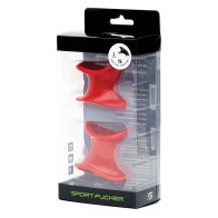 Kit de Extensión Ergonómica para Testículos Sport Fucker - Rojo