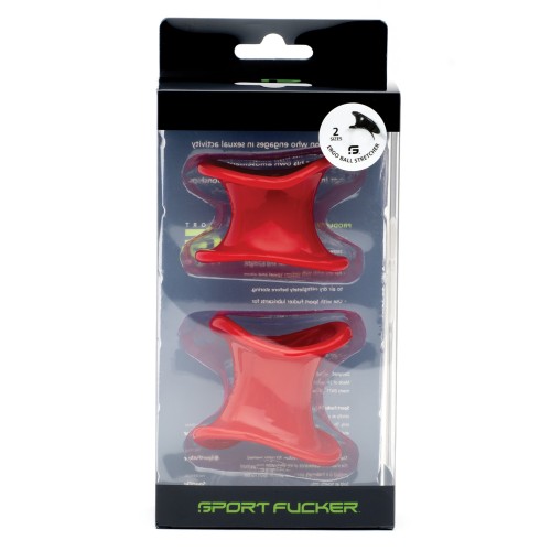 Kit de Extensión Ergonómica para Testículos Sport Fucker - Rojo