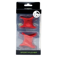 Kit de Extensión Ergonómica para Testículos Sport Fucker - Rojo