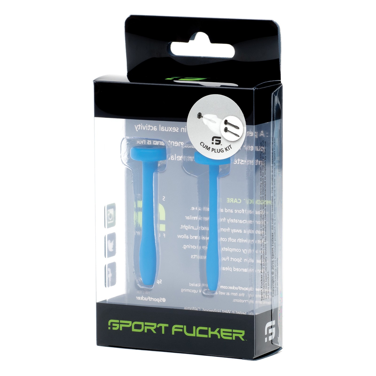 NO ETA Kit de Plug Cum Sport Fucker - Azul