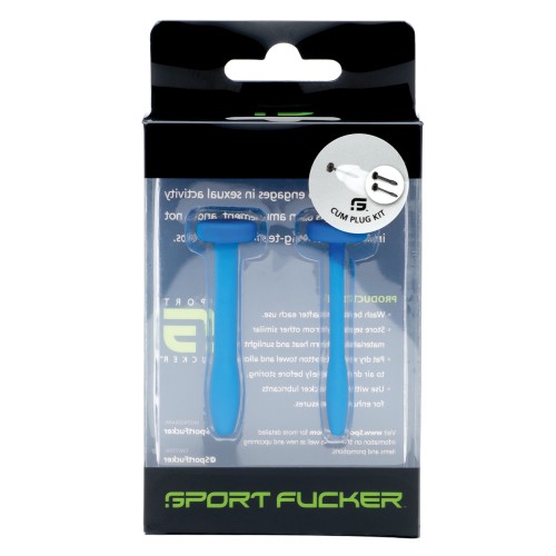 NO ETA Kit de Plug Cum Sport Fucker - Azul