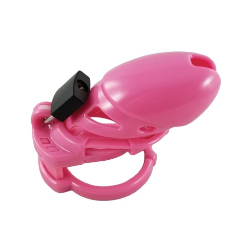 Locked In Lust The Vice Plus Male Chastity Cage - Pink