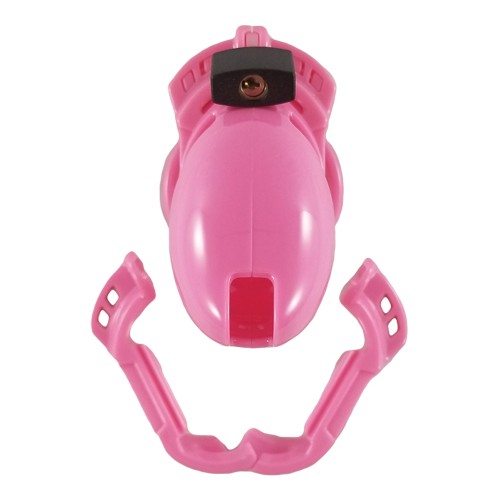 Locked In Lust The Vice Plus Male Chastity Cage - Pink