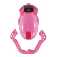 Locked In Lust The Vice Plus Male Chastity Cage - Pink