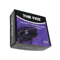 Locked In Lust The Vice Plus Chastity Cage in Purple