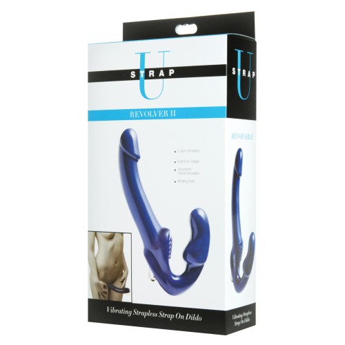 Dildo G-Spot Sin Tirantes Revolver II Azul