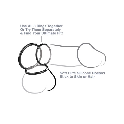 Fantasy C-Ringz Silicone 3-Ring Kit