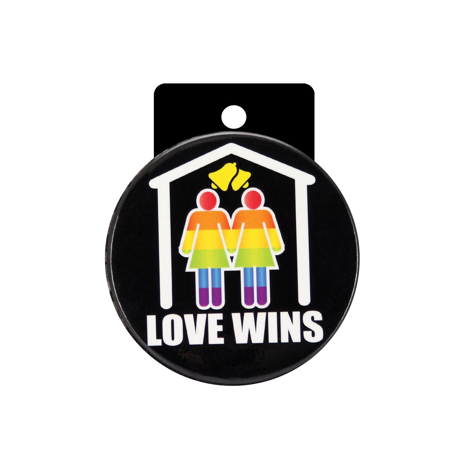 3" Love Wins Female Button