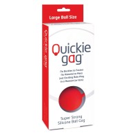 Quickie Large Red Ball Gag for Bondage