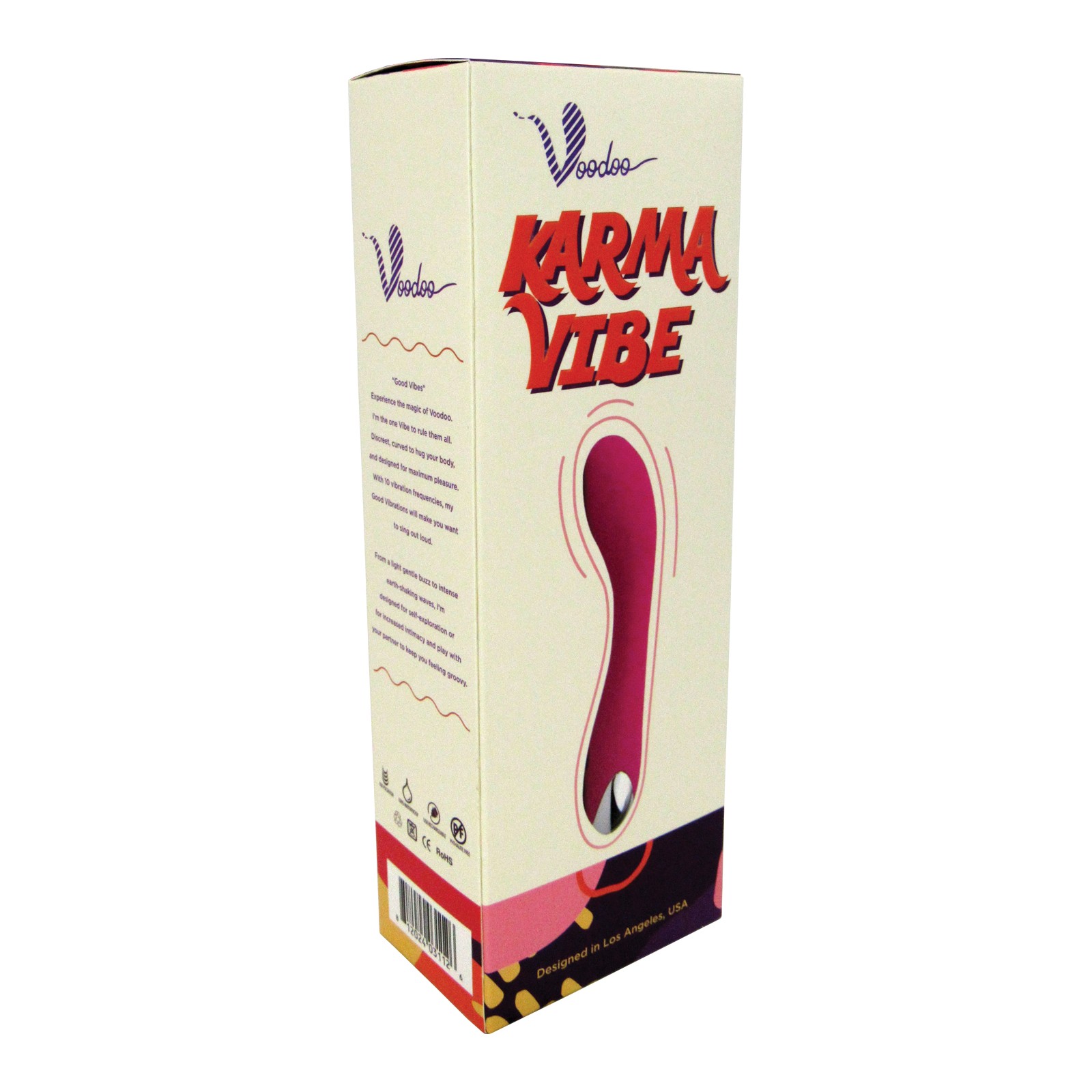 Vibrador Voodoo Karma 10X Inalámbrico Rosa