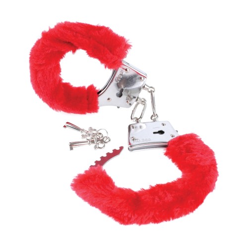 Fetish Fantasy Beginner's Furry Cuffs Red