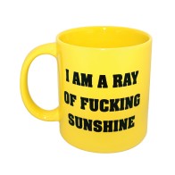 Taza Attitude Soy un Rayo de Maldita Luz Solar - Amarillo