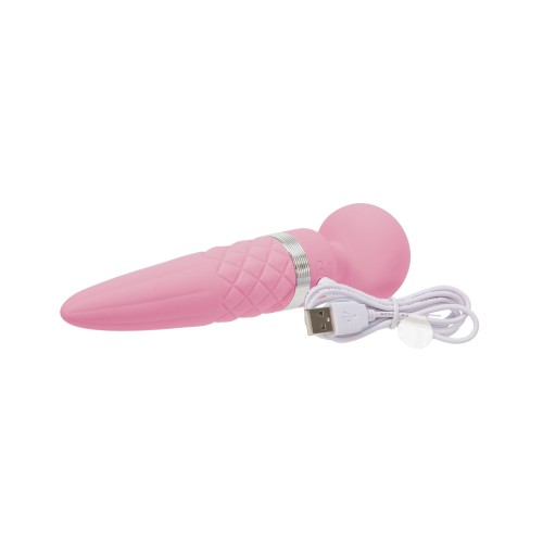 Pillow Talk Sultry Rotating Wand - Elegant Pleasure