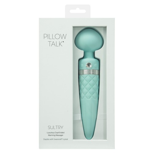 Varita Rotativa Pillow Talk Sultry - Verde Teal