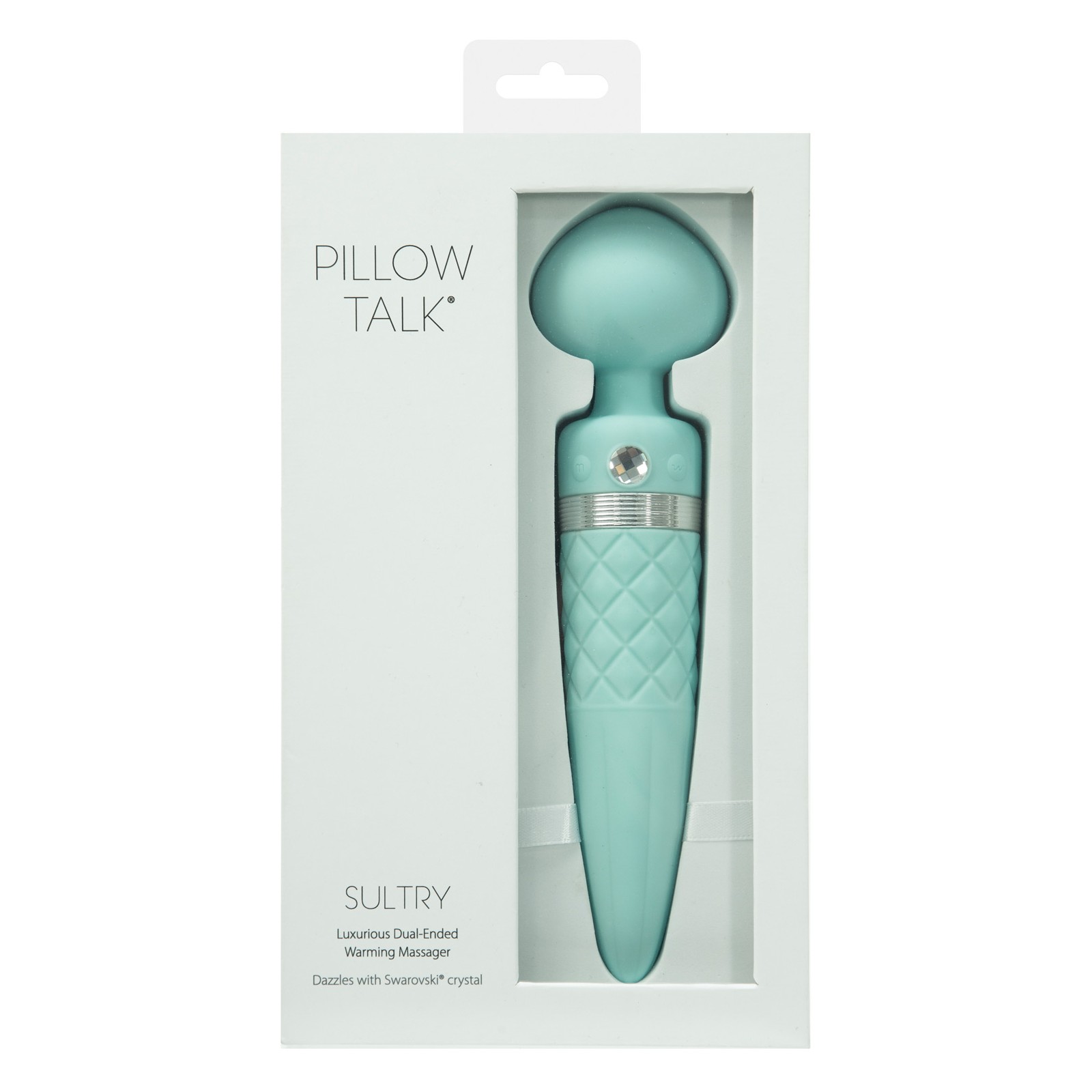 Pillow Talk Sultry Rotating Wand - Teal