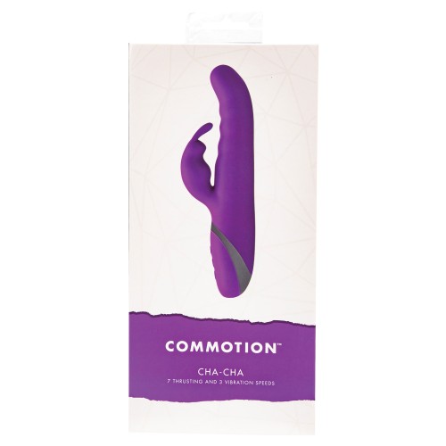 Commotion Cha Cha Dual Vibrator Plum